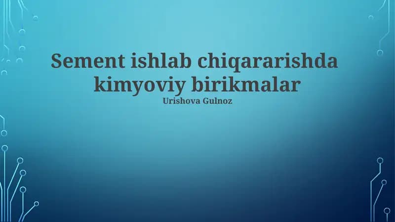 Kalsiy alüminatlari