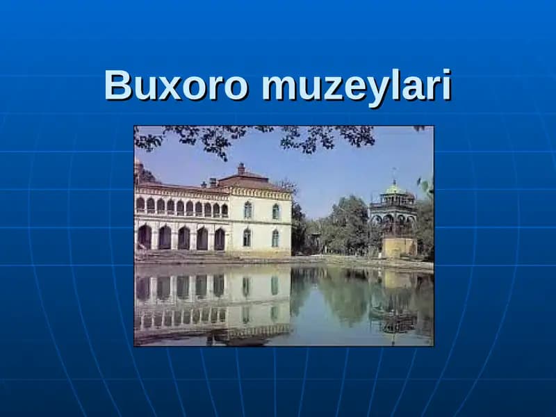Buxoro muzeylari