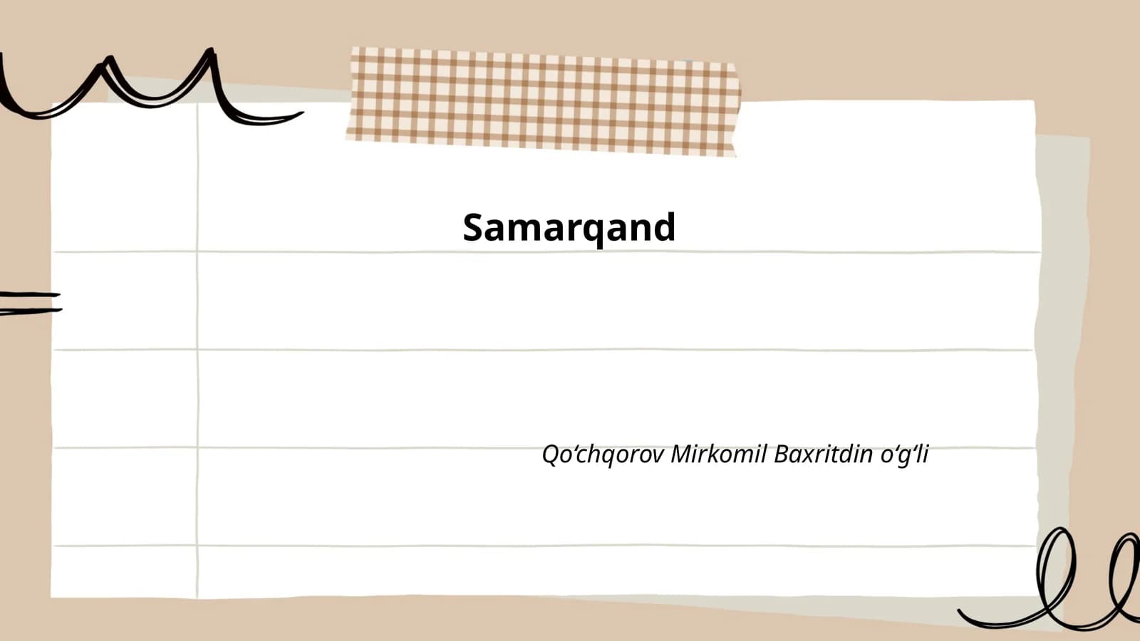 Samarqand