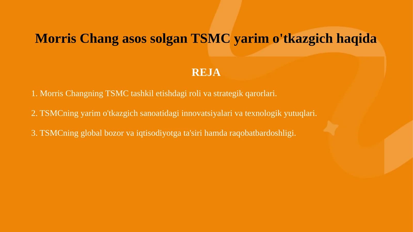 TSMC yarim o'tkazgich haqida