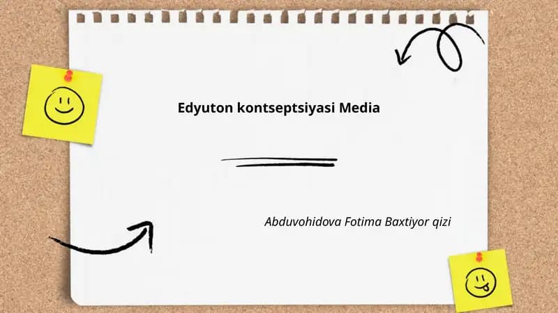 Edyuton kontseptsiyasi Media