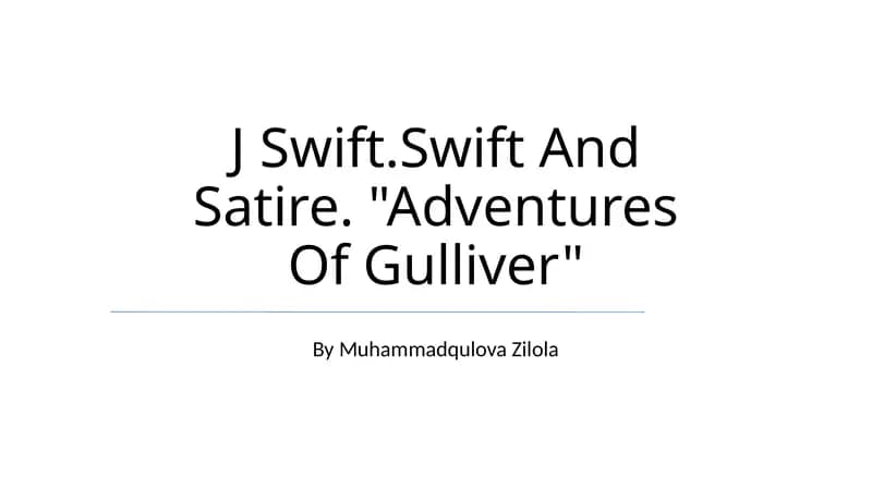 Gulliver's Travels