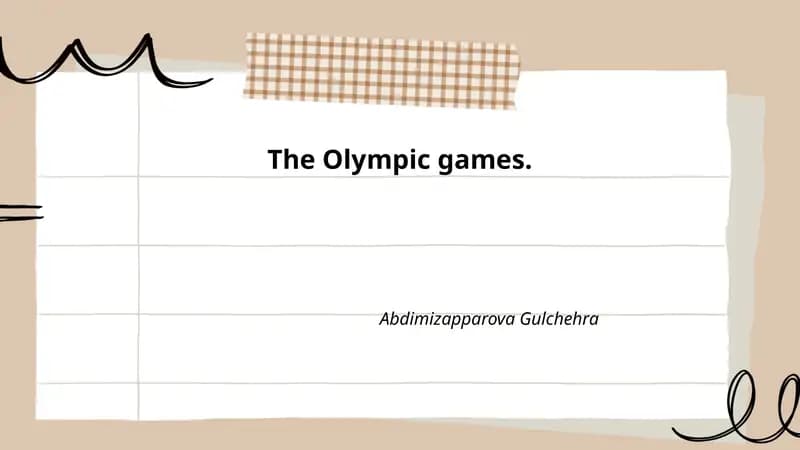 The Olympic games