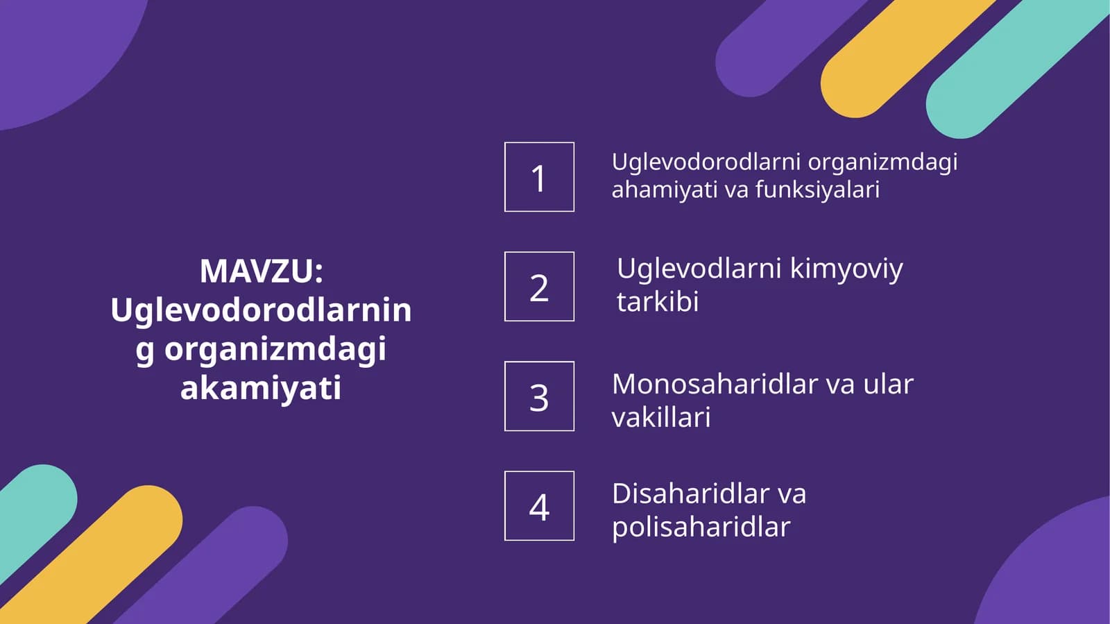 Uglevodlar