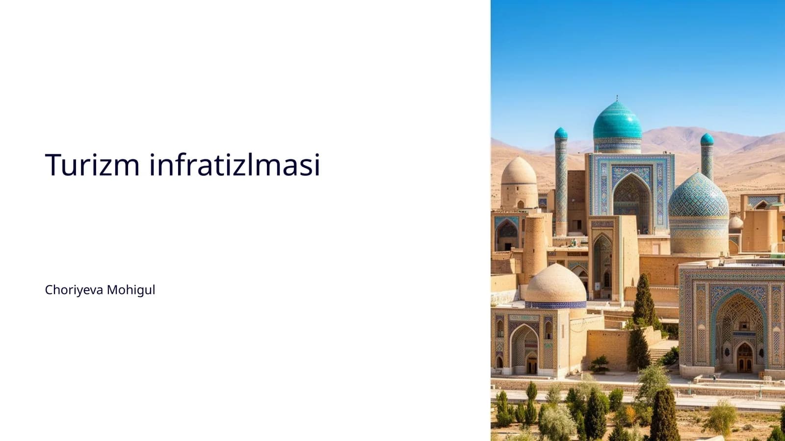 Turizm infratizlmasi