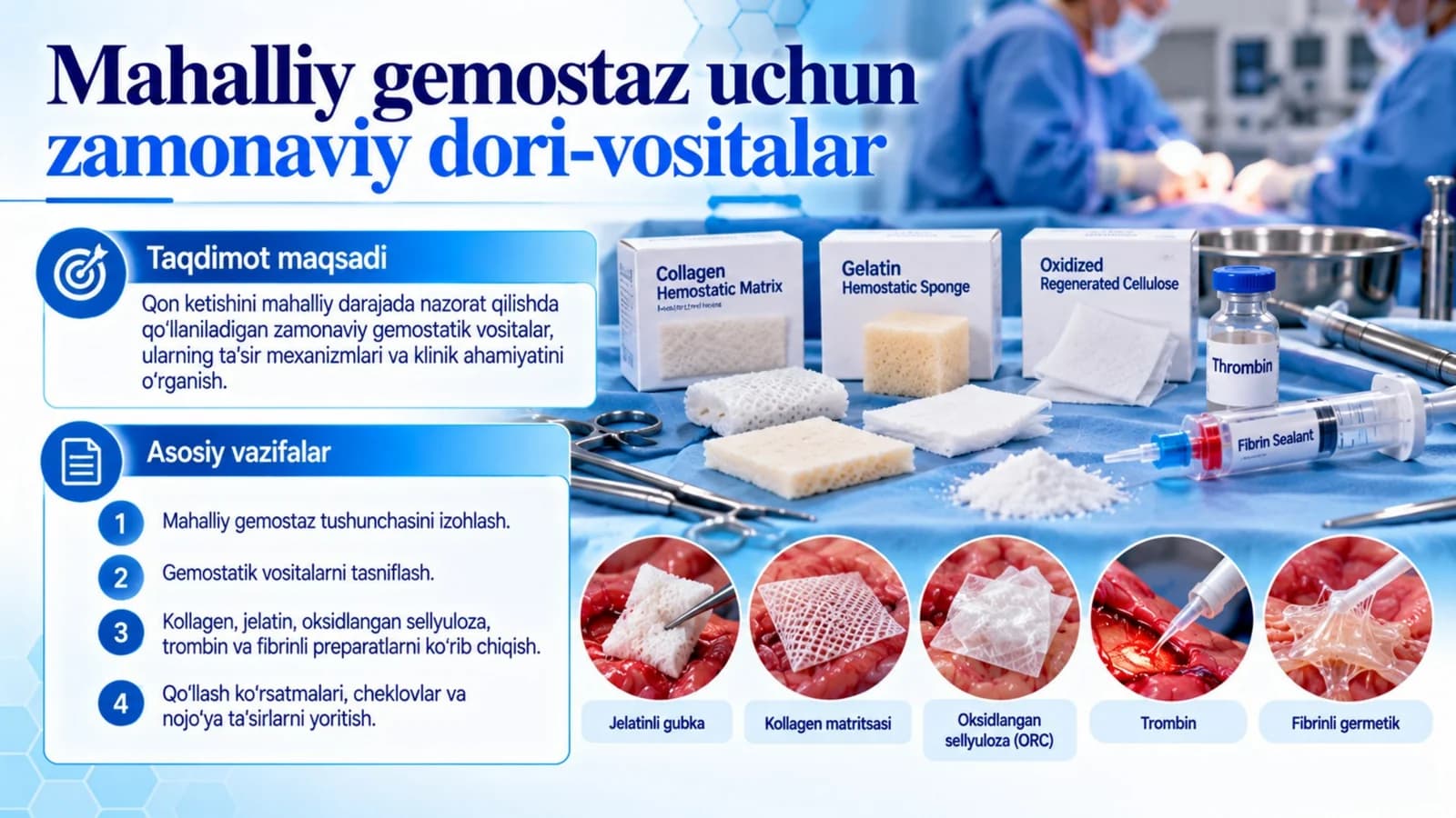 Mahalliy gemostaz uchun zamonaviy dori-vositalar.pptx