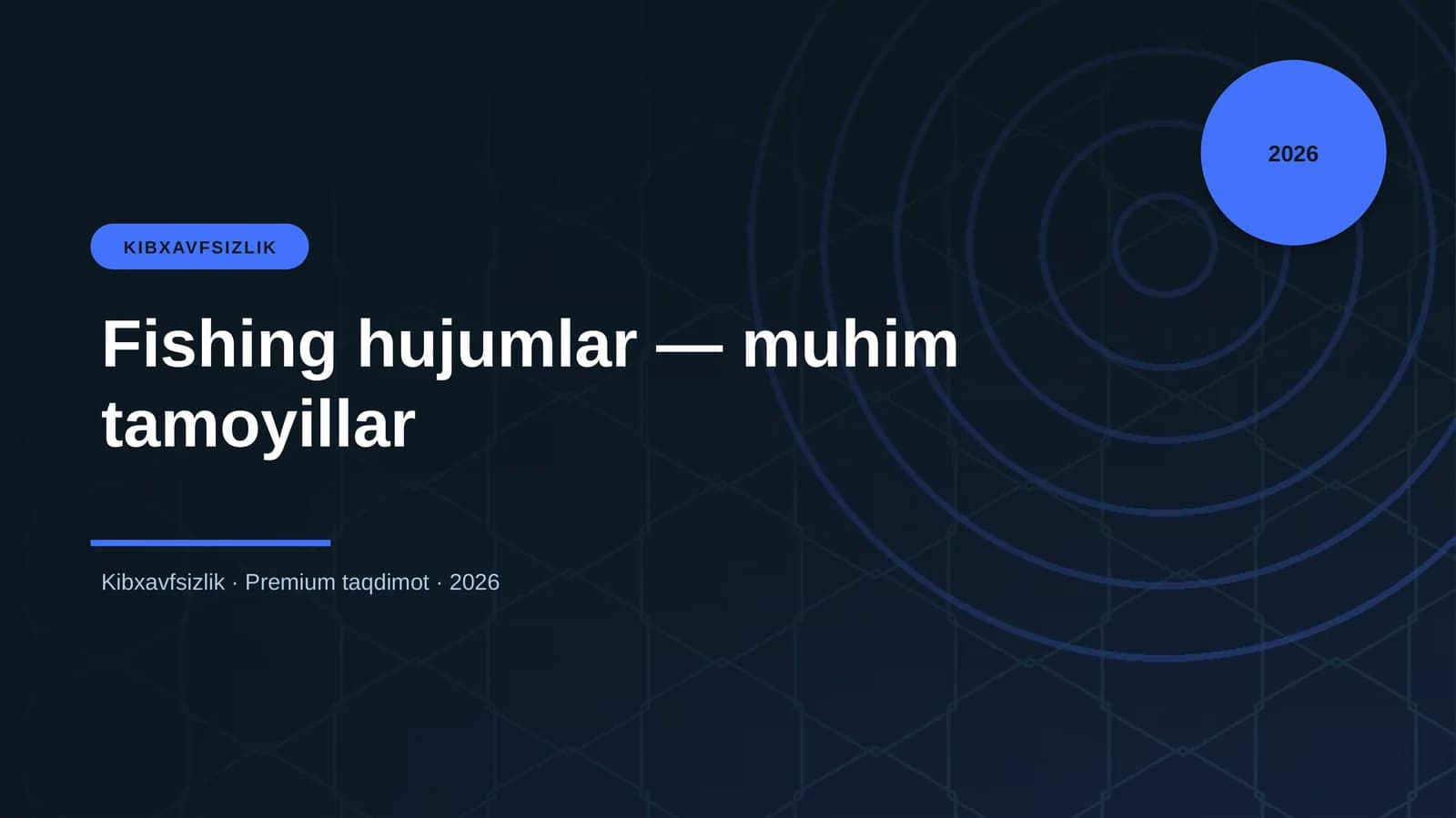 Fishing hujumlar — muhim tamoyillar