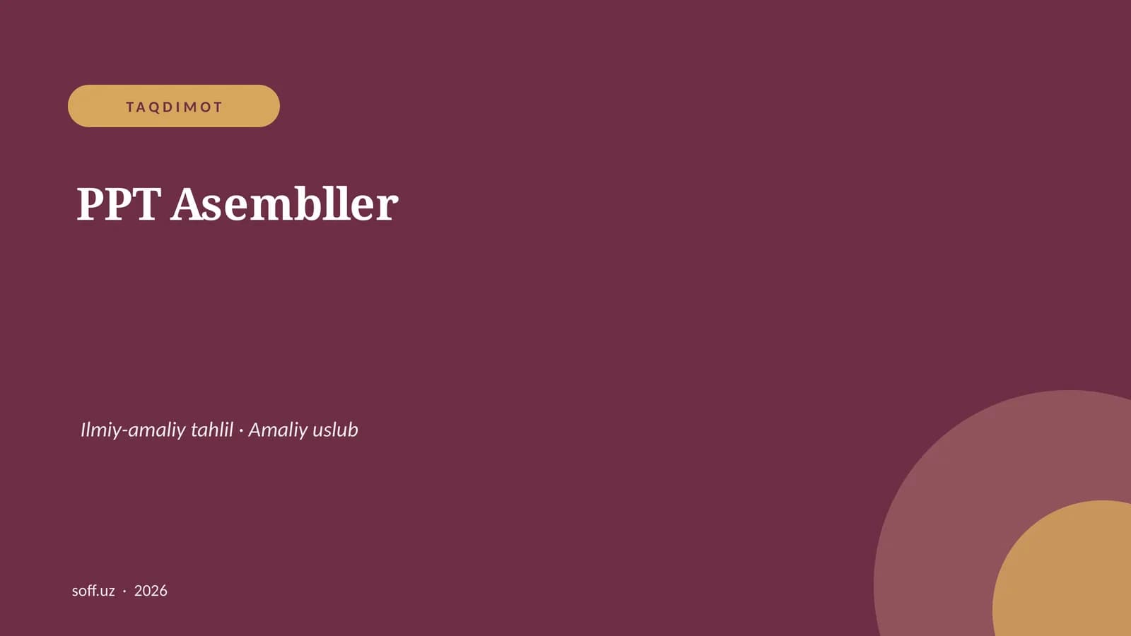 PPT Asembller