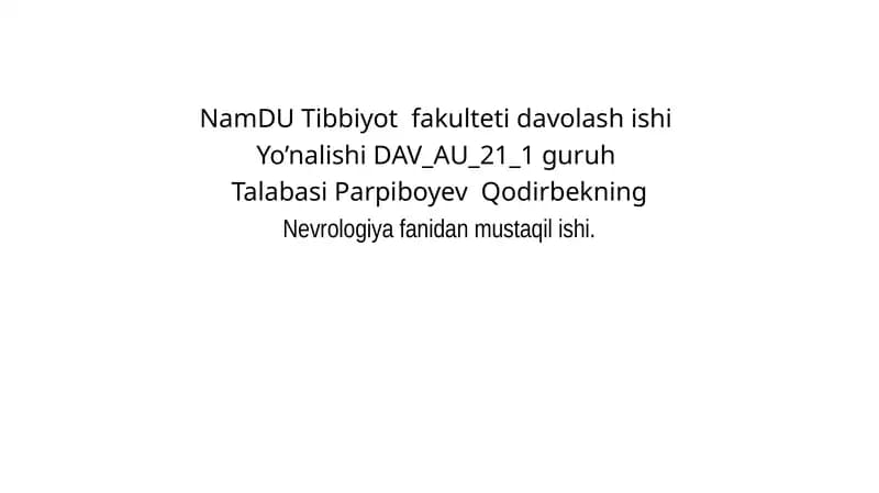 1 va 2 juft nerflar