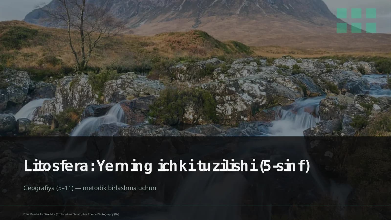 Litosfera: Yerning ichki tuzilishi (5-sinf)