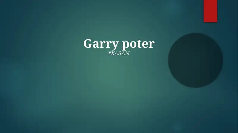Garry poter