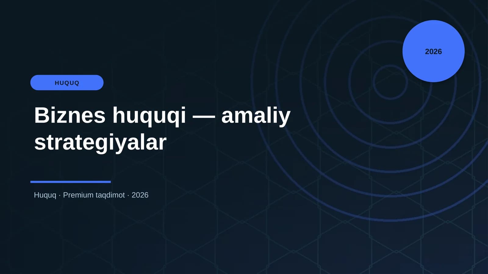 Biznes huquqi - amaliy strategiyalar