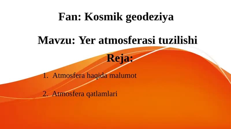 Kosmik geodeziya