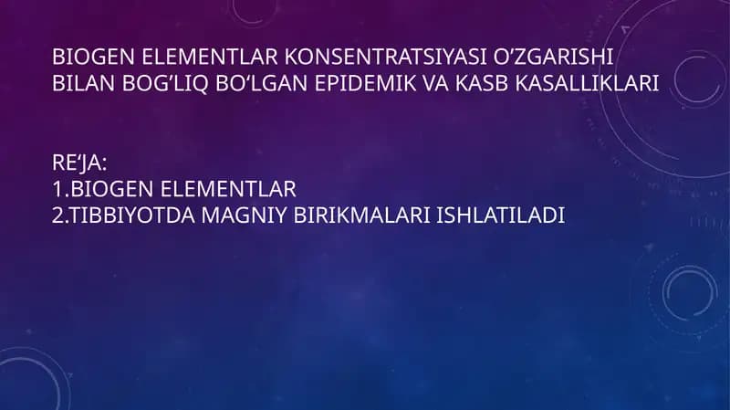 Biogenelementlar