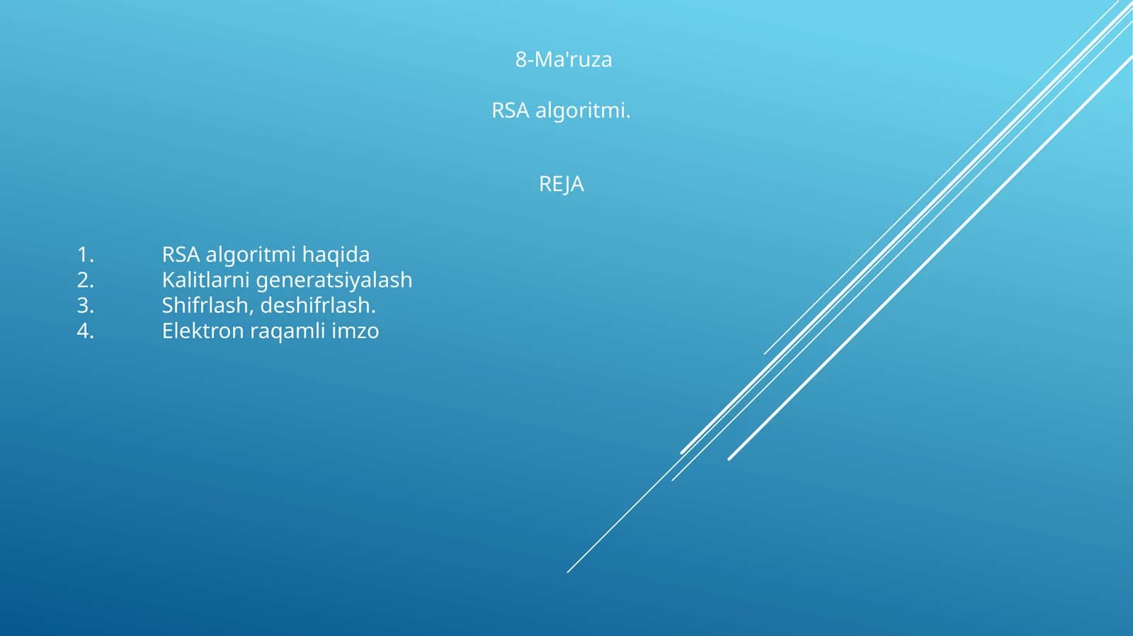 RSA algoritmi