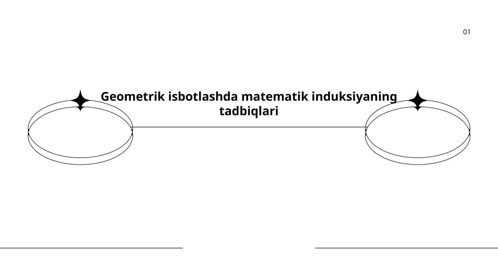 Geometrik isbotlashda matematik induksiyaning tadbiqlari