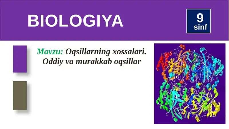 Biologiya 9-sinf