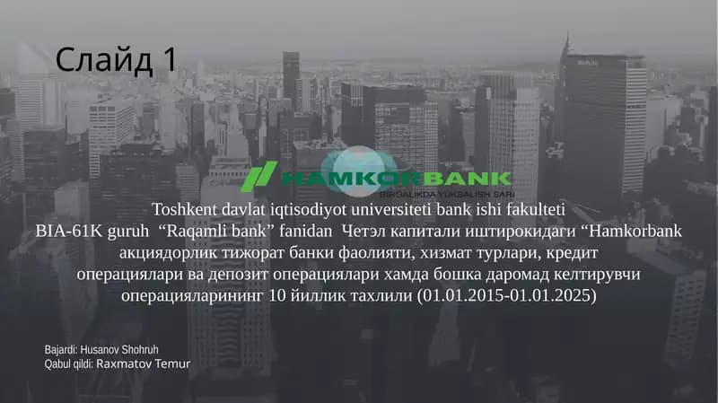 Hamkorbank