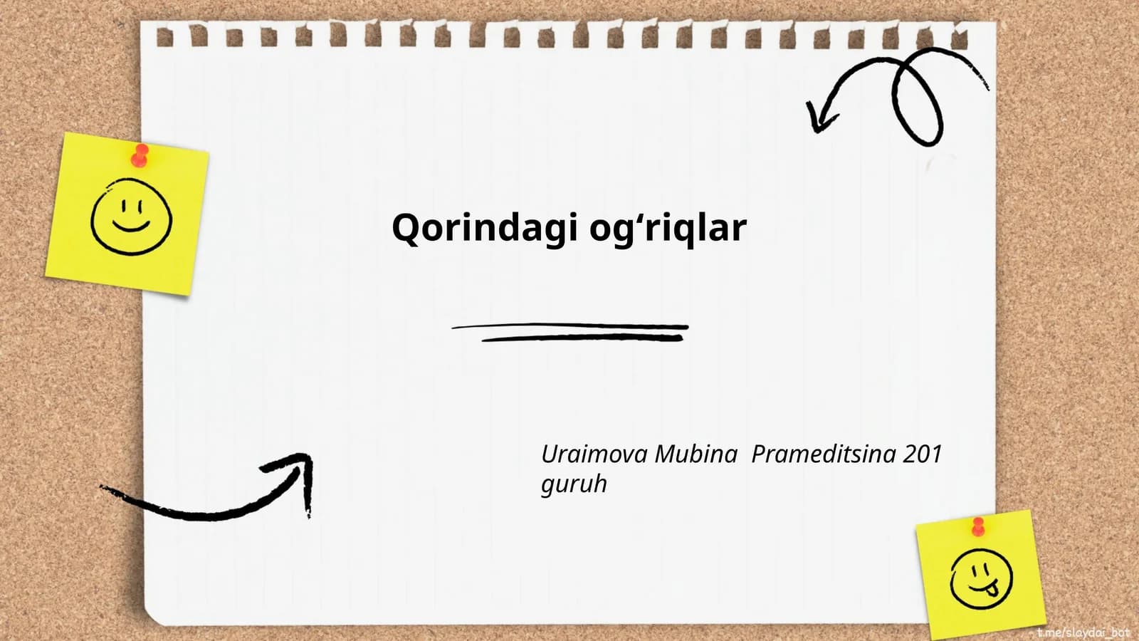 Qorindagi ogʻriqlar