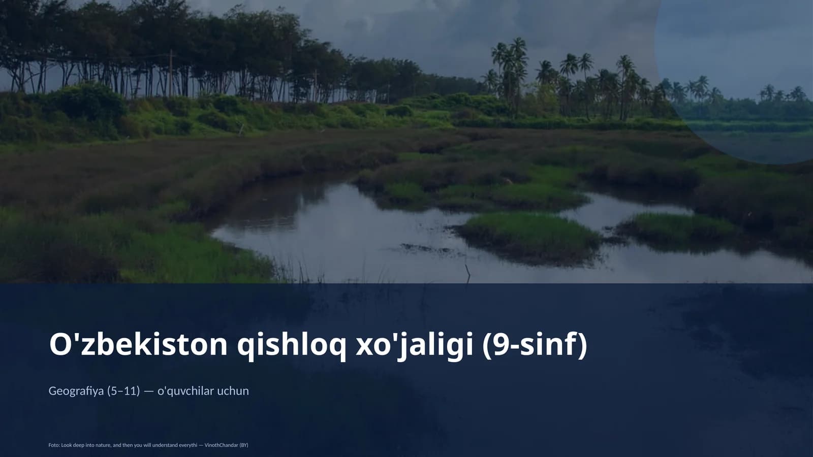 O'zbekiston qishloq xo'jaligi (9-sinf)