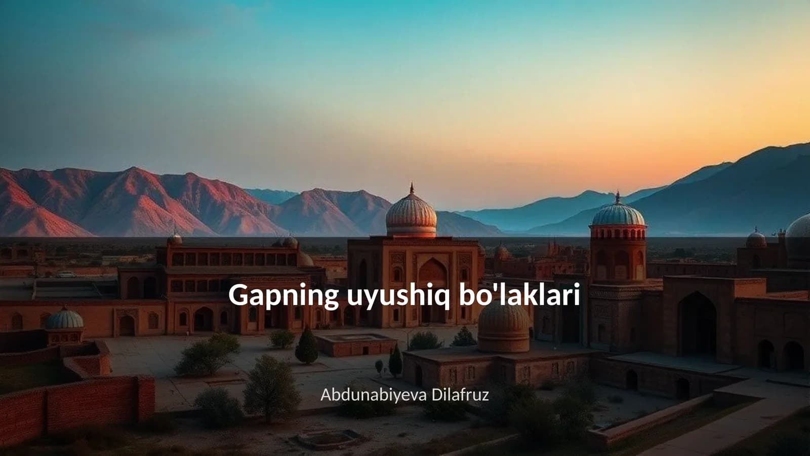 Gapning uyushiq bo'laklari