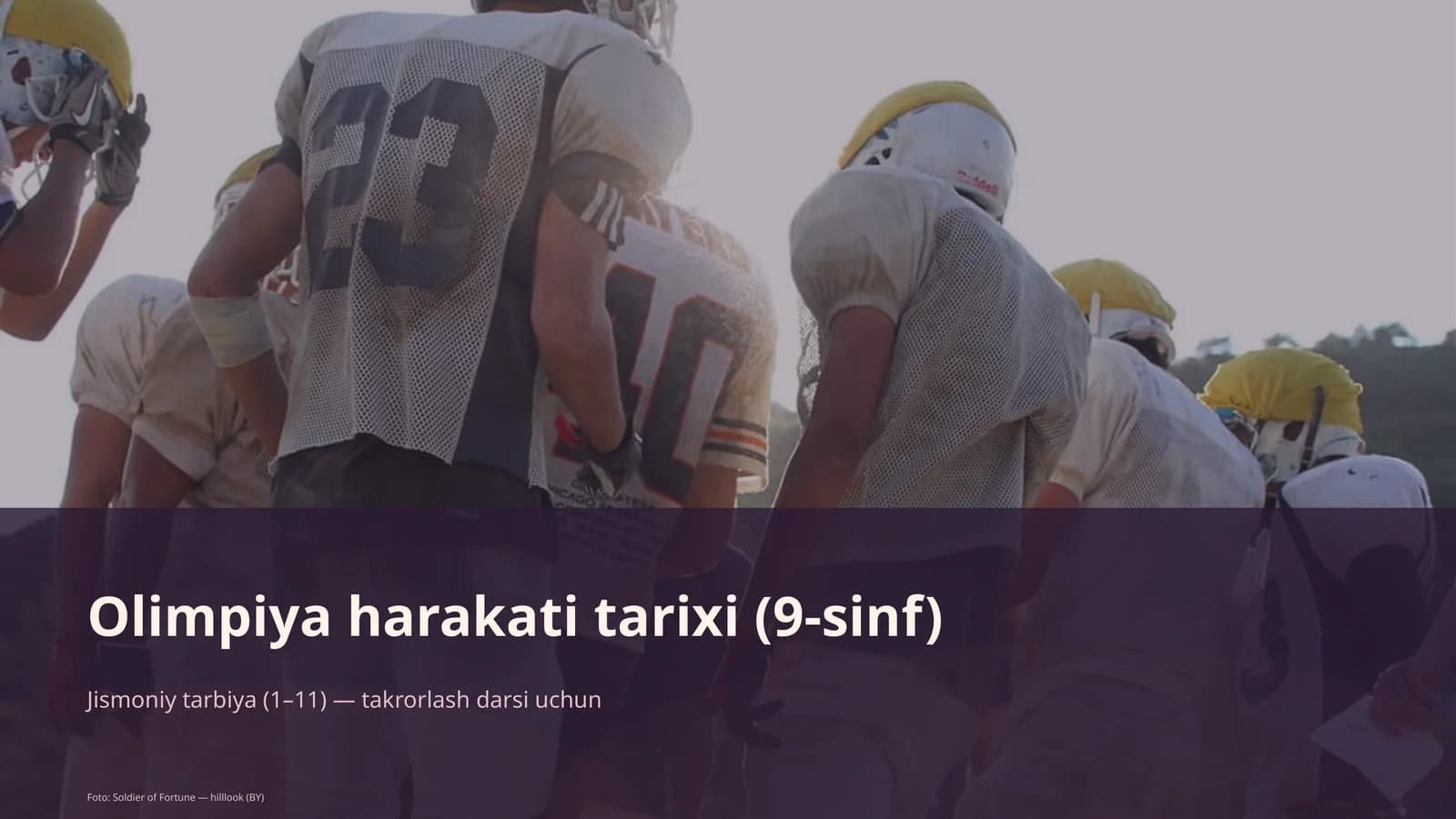 Olimpiya harakati tarixi (9-sinf)