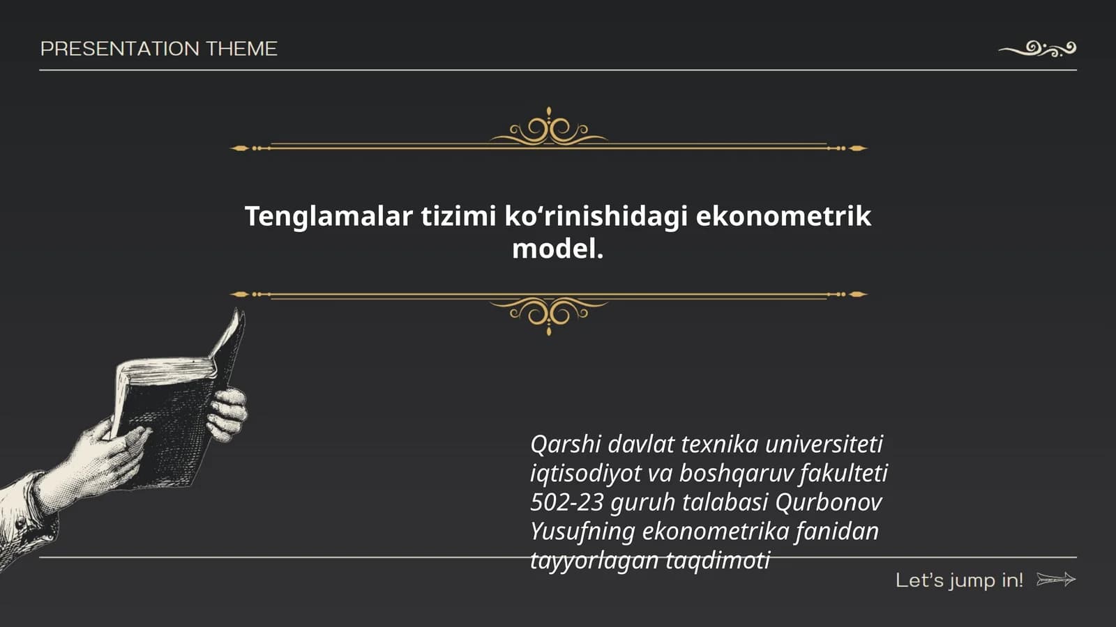 Ekonometrik model