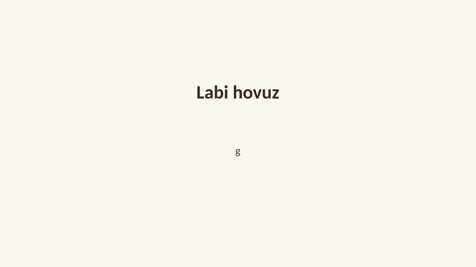 Labi Hovuz