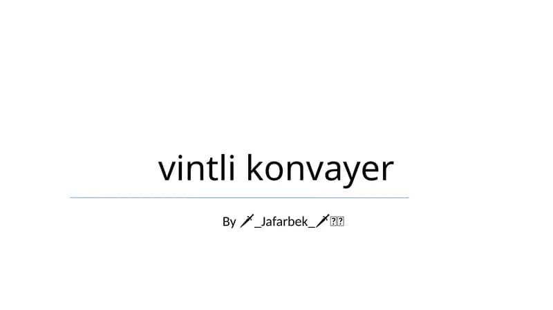 Konveyer lenta