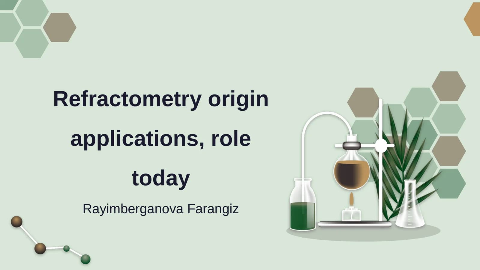 Refractometry Origin Applications, Role Today
