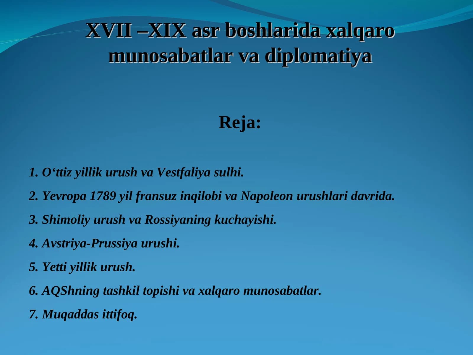 O‘ttiz yillik urush va Vestfaliya sulhi