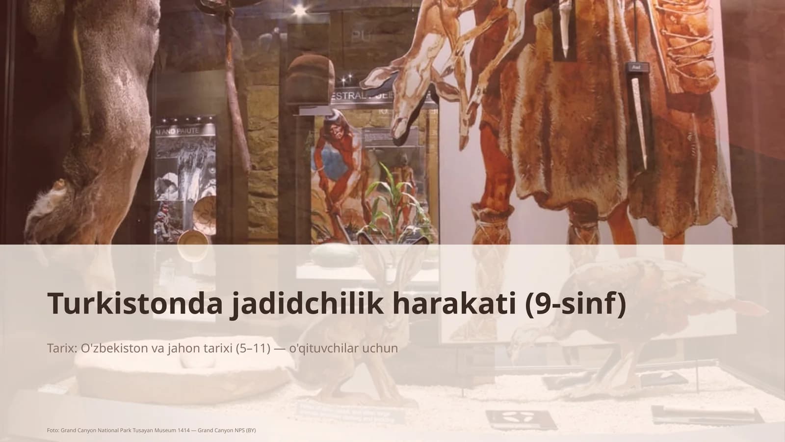 Turkistonda jadidchilik harakati (9-sinf)