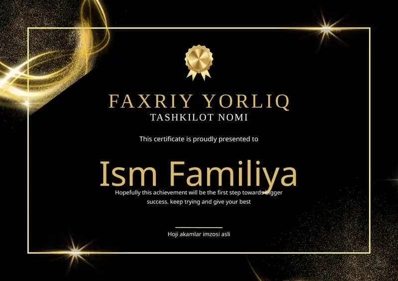 FAXRIY YORLIQ