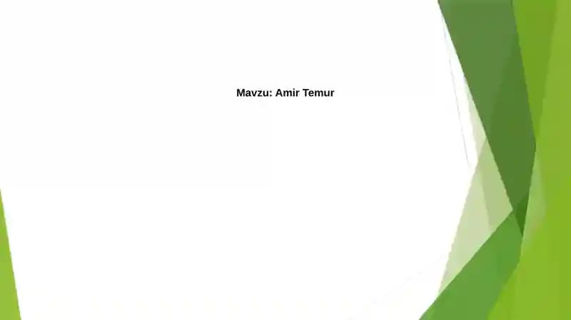Amir Temur