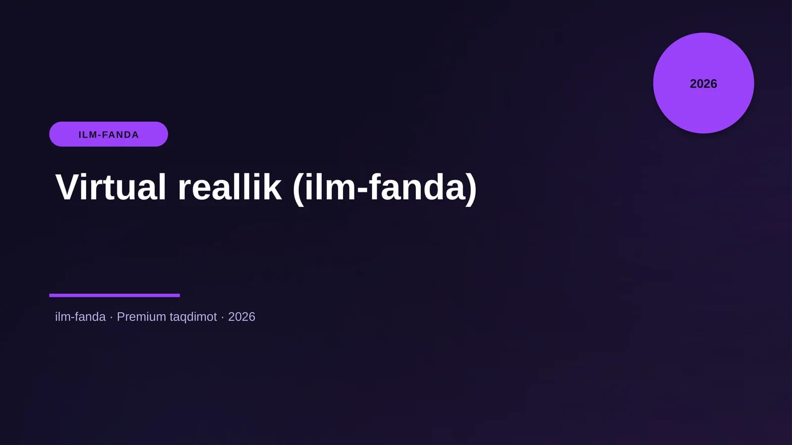 Virtual reallik (ilm-fanda)
