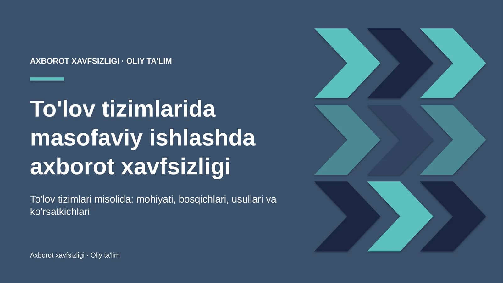 to'lov tizimlarida masofaviy ishlashda axborot xavfsizligi 2044
