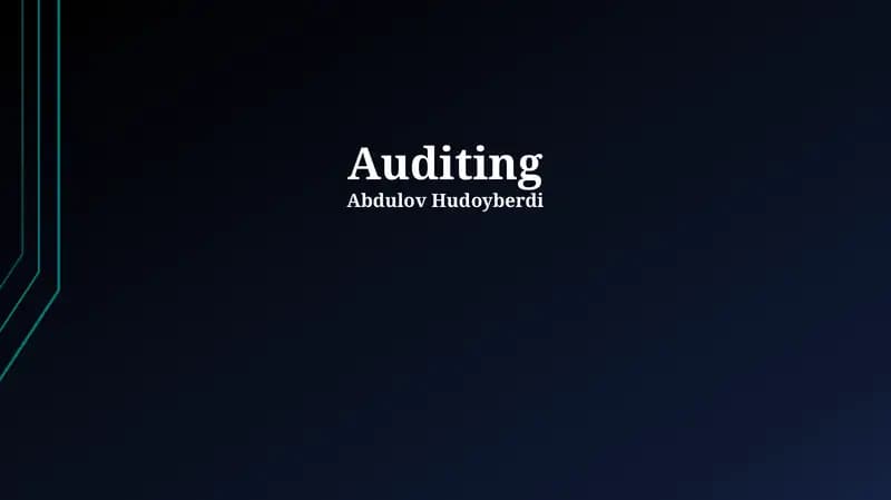 Audit Process and Methodology