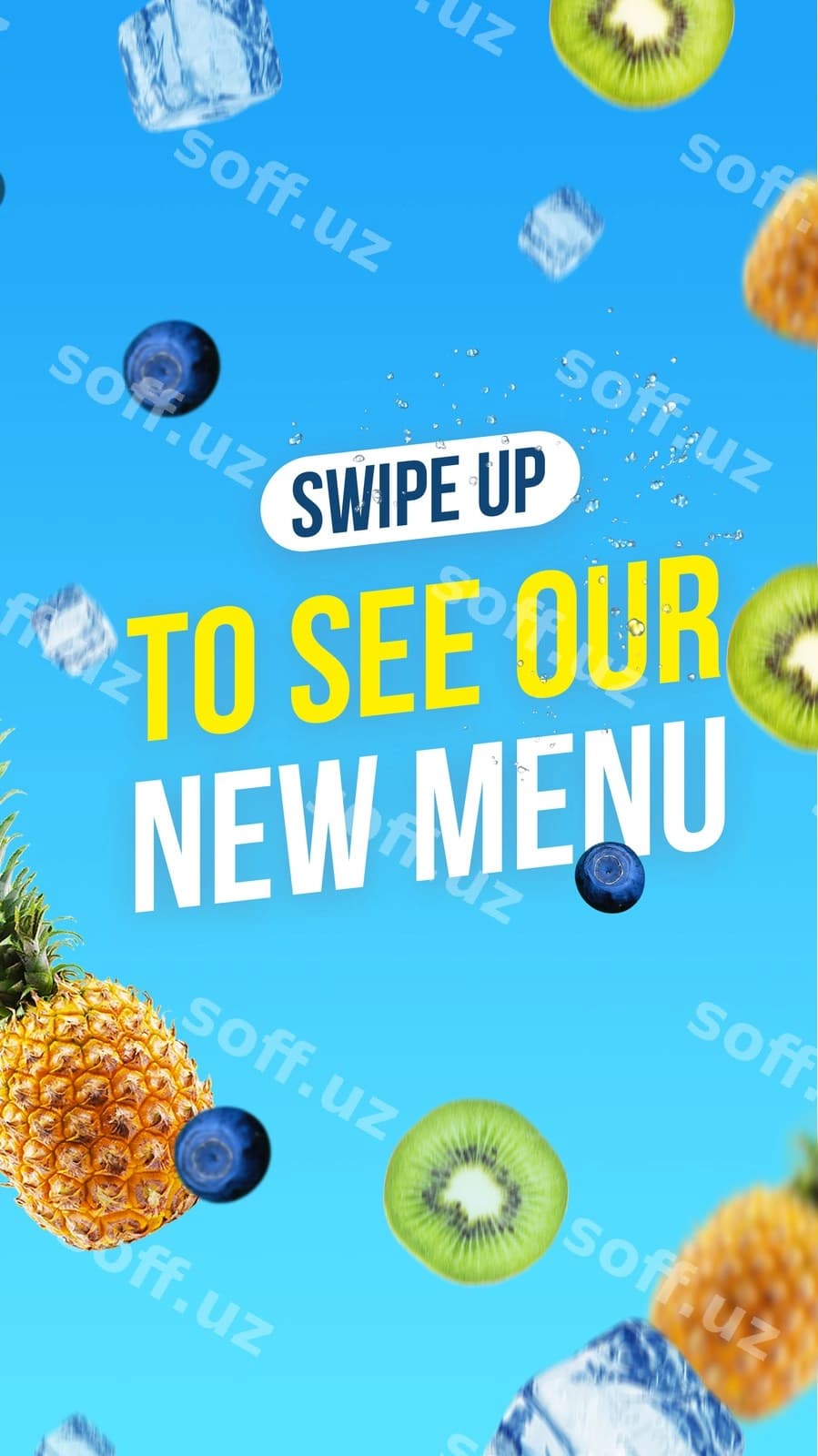 Smoothie ichimlik banneri | Smoothie drink banner
