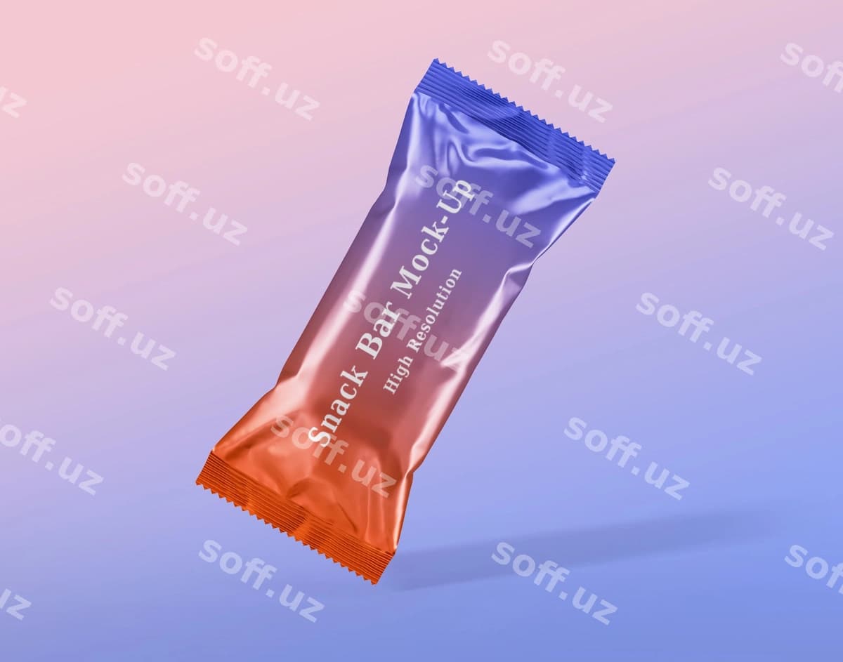 Snek paketi namunasi | Snack package mockup