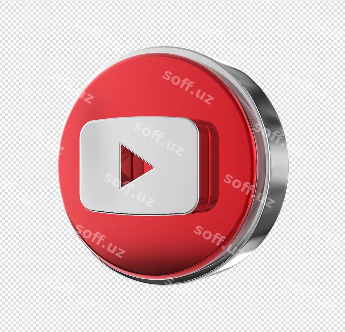 Ijtimoiy tarmoqlar Youtube 3d rendering | Social media youtube 3d rendering