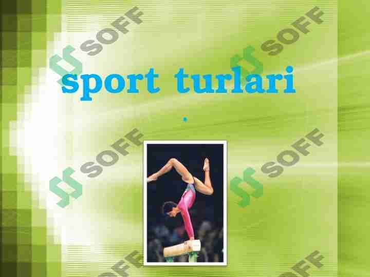 sport turlari