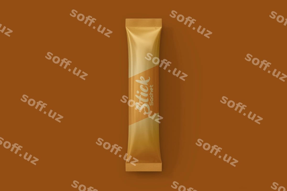 Paket mockup | Stick sachet mockup