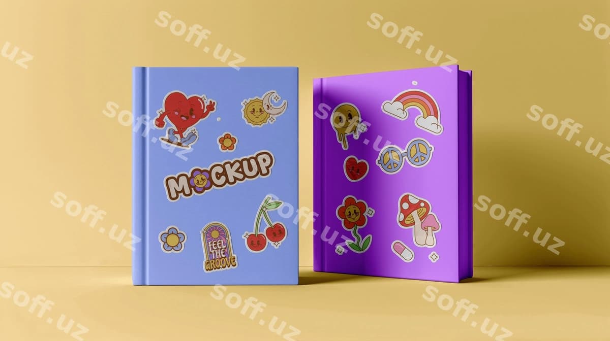 Stiker element mockup | Sticker element mockup