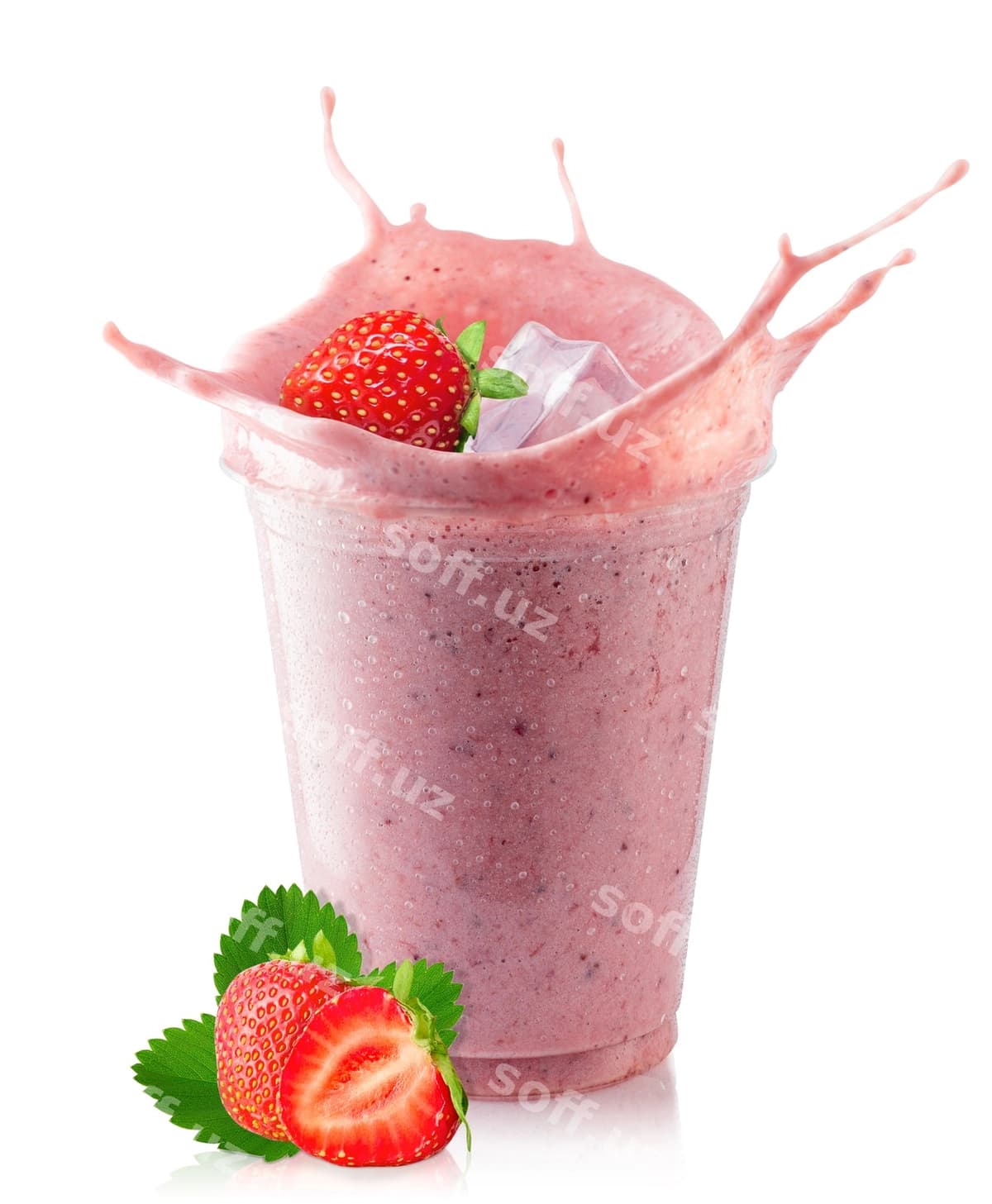 Bodom milkshake stakan | Strawberry milkshake glass