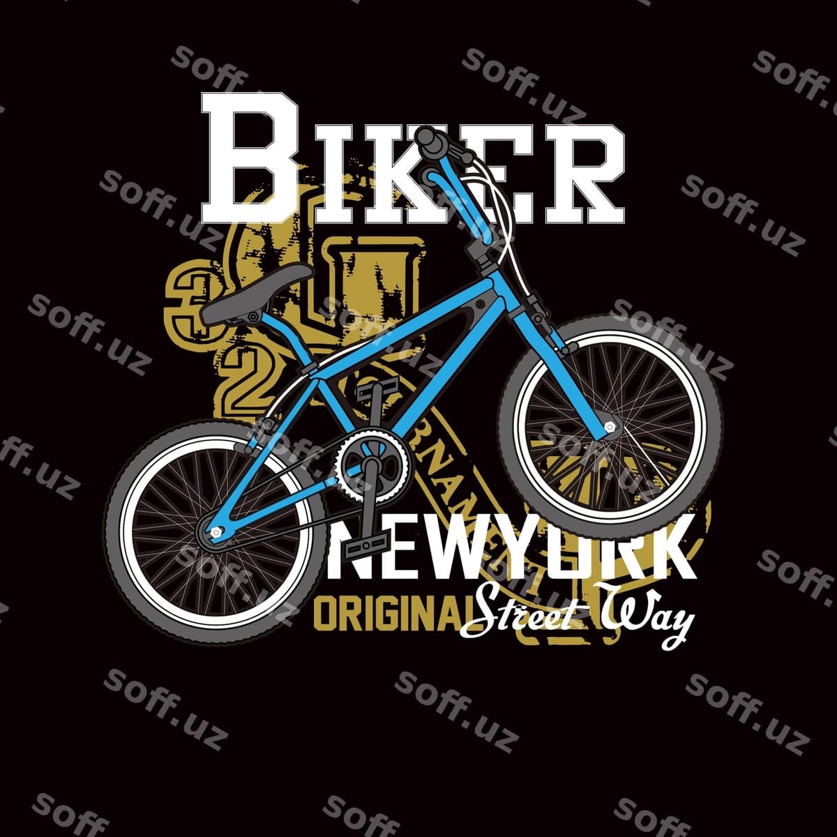 Ko'cha bikerm tipografiyasi | Street biker typography