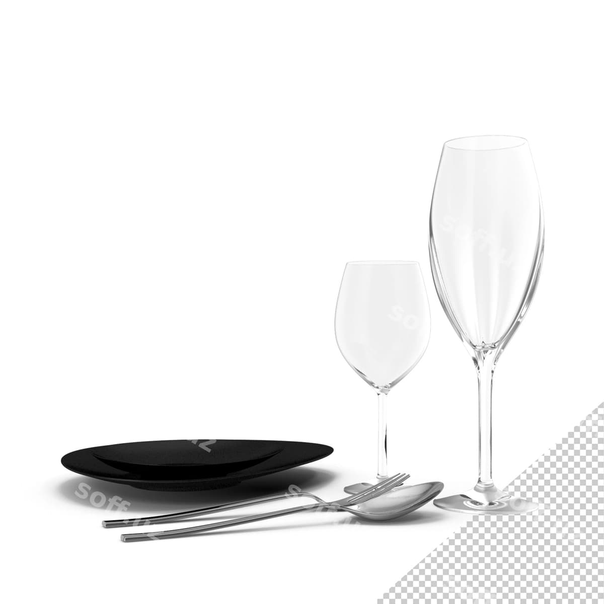 Stol anjomlari png | Tableware png
