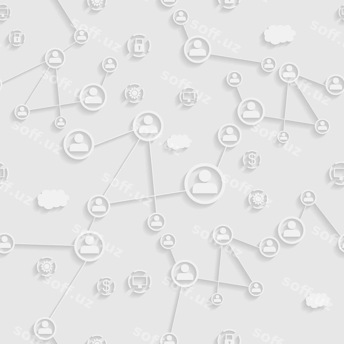 Texnik kulrang qog'oz choksiz dizayn | Tech grey paper seamless design