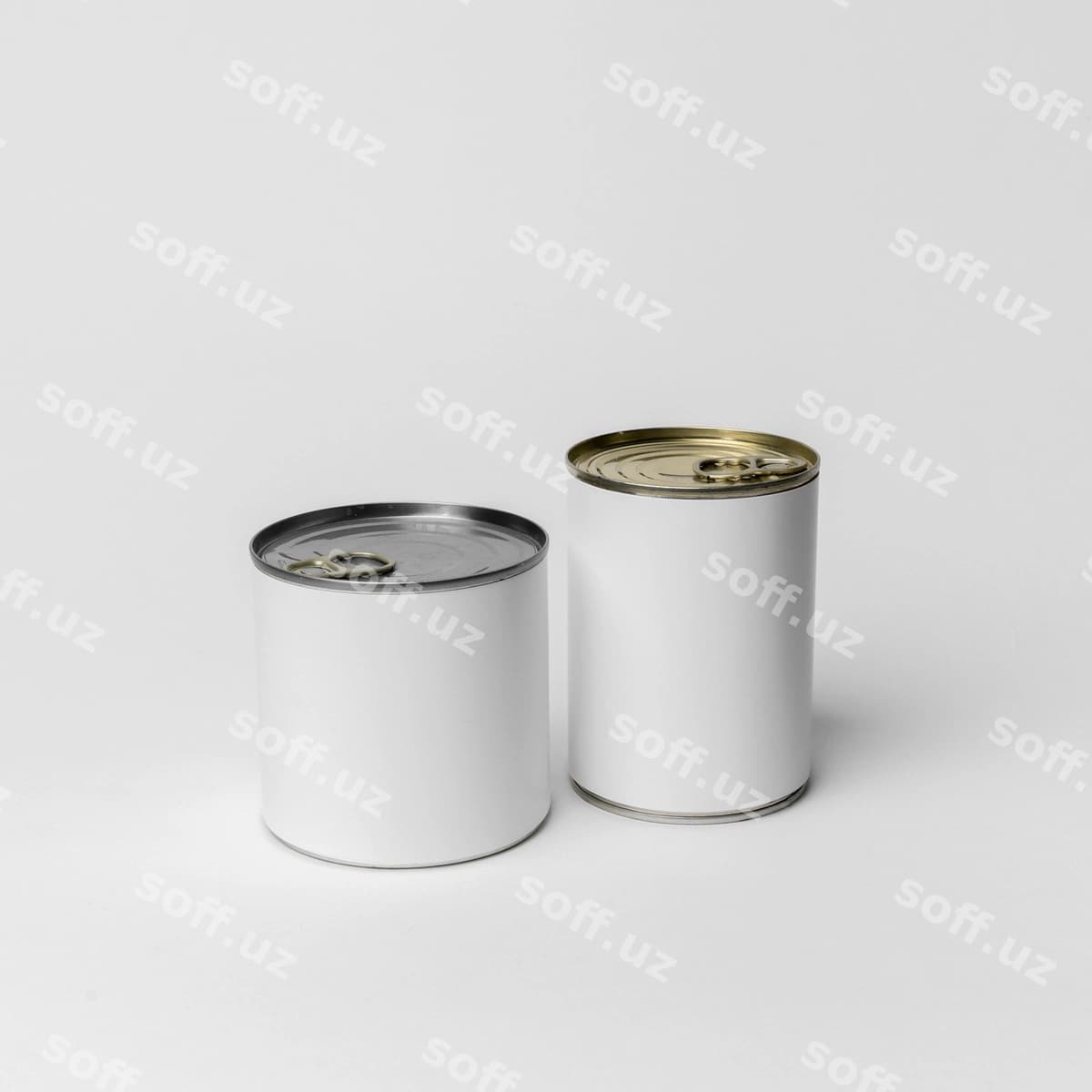 Qutini oching mockup dizayni | Tin can pop mockup design