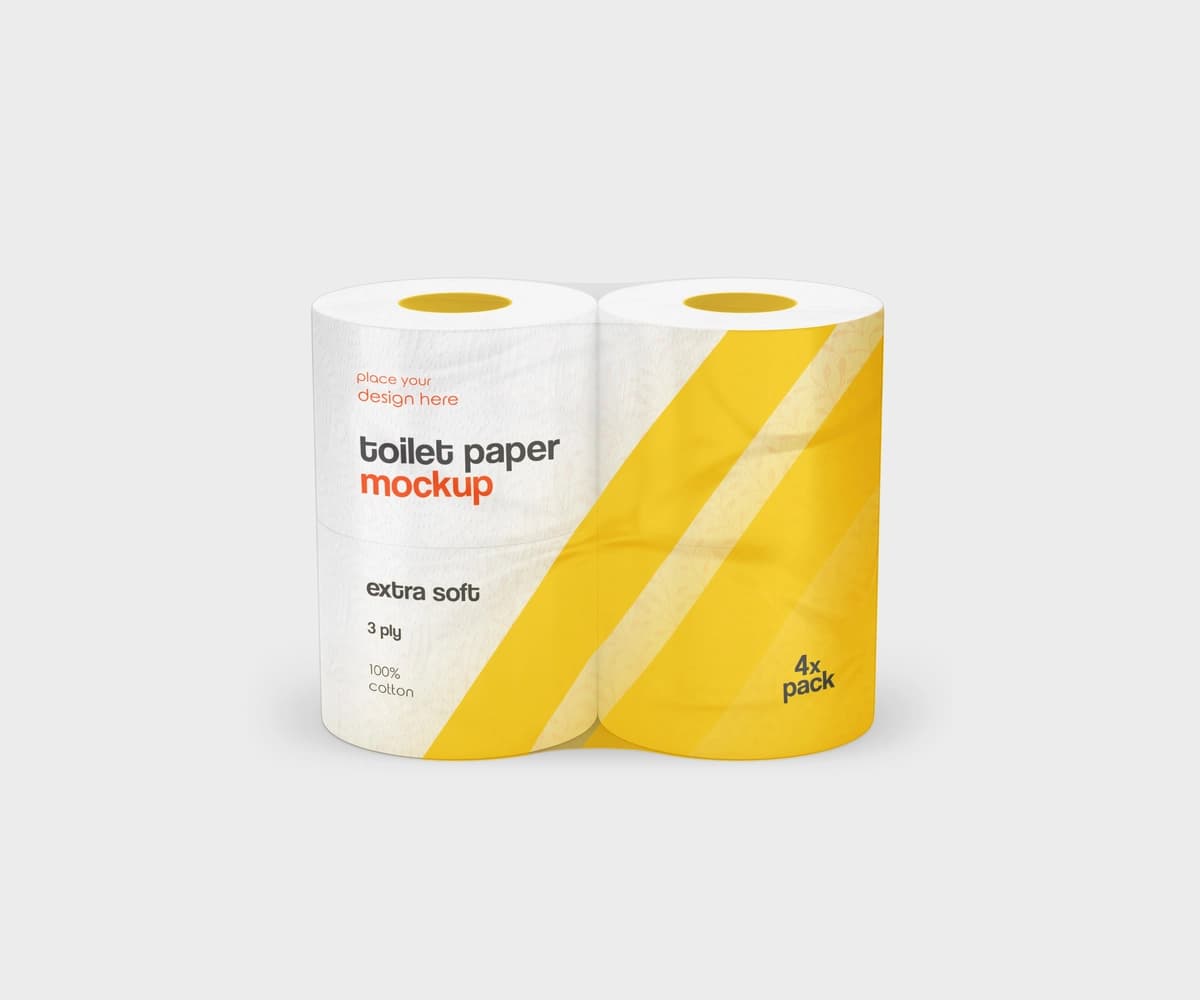 Hojatxona qog'ozi maketi | Toilet paper mockup