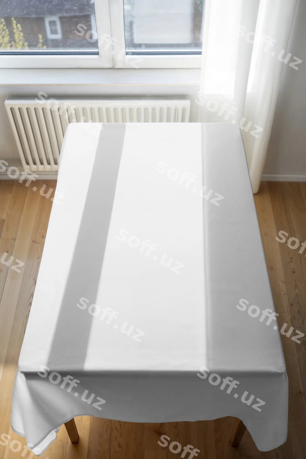 Yuqori ko'rinishli daftar namunasi | Top view tablecloth mockup
